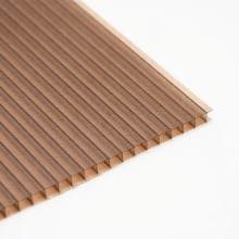 Bronze Twin-Wall Cellular Polycarbonate Sheet